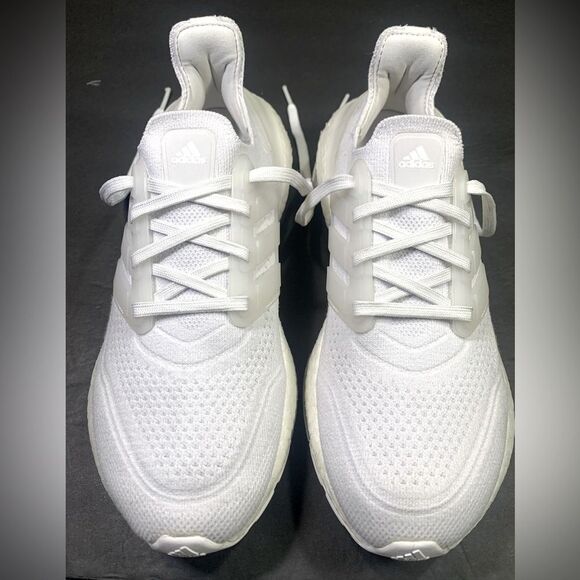 Adidas Ultra Boost 21 Women’s “ Triple White “ Shoe Size- 7.5 - Picture 5 of 12